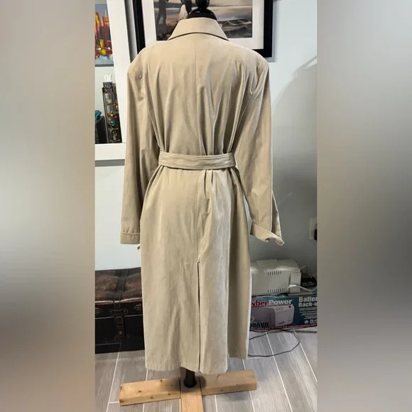 ❤️Talbots Everyday Classic Trench Coat-Sz 20 - Picture 2 of 8